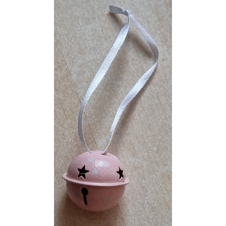 Metall Glöckchen rosa