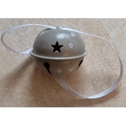 Metall Glöckchen grau
