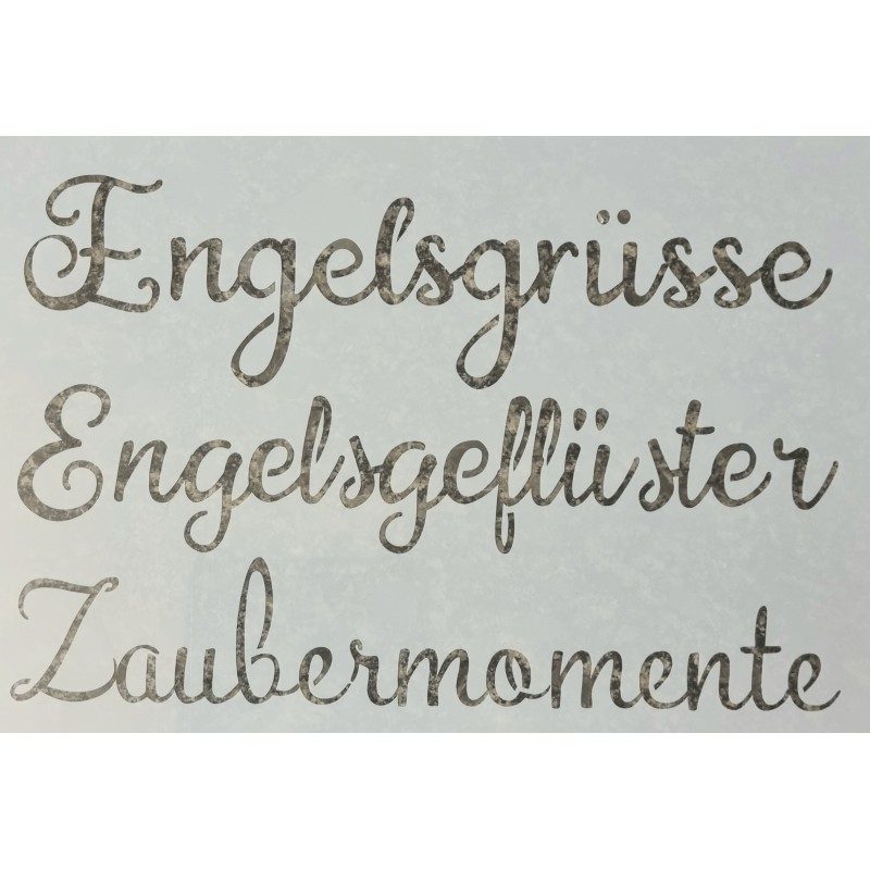 Schablone Engelsgeflüster