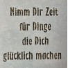 Schablone Nimm Dir Zeit.....
