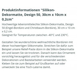 Dekormatte Silikon Engel/Tannenbaum