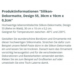 Dekormatte Silikon Hirsch/Wald