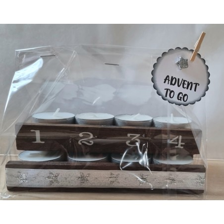 Advent to go Sterne silber