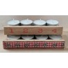 Advent to go Edelweiss kariert rot