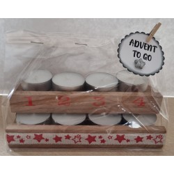 Advent to go Sterne rot