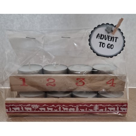 Advent to go Alpaufzug rot