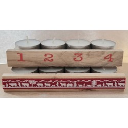 Advent to go Alpaufzug rot