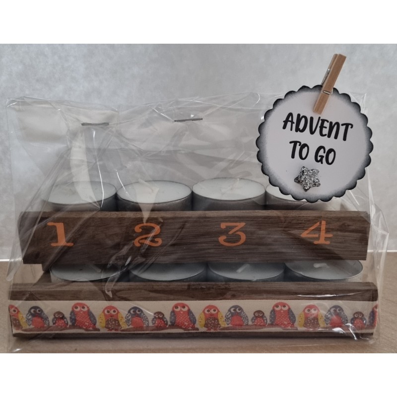 Advent to go Eulen orange