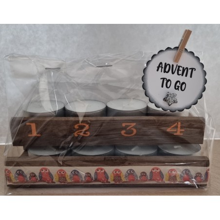 Advent to go Eulen orange