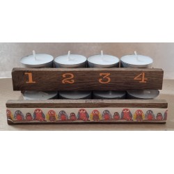 Advent to go Eulen orange