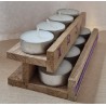 Advent to go violette kariert