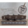 Advent to go Edelweiss hellblau