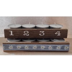 Advent to go Edelweiss hellblau
