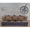 Advent to go Edelweiss blau