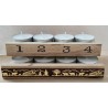 Advent to go Alpaufzug braun/gold