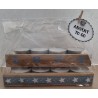 Advent to go Sterne hellblau/silber