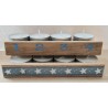 Advent to go Sterne hellblau/silber