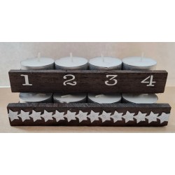 Advent to go Sterne silber