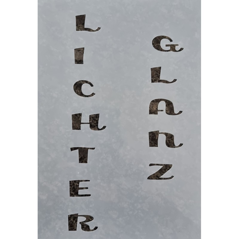 Schablone Lichterglanz