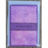Herzlichen Glückwunsch Blumen lila/violette