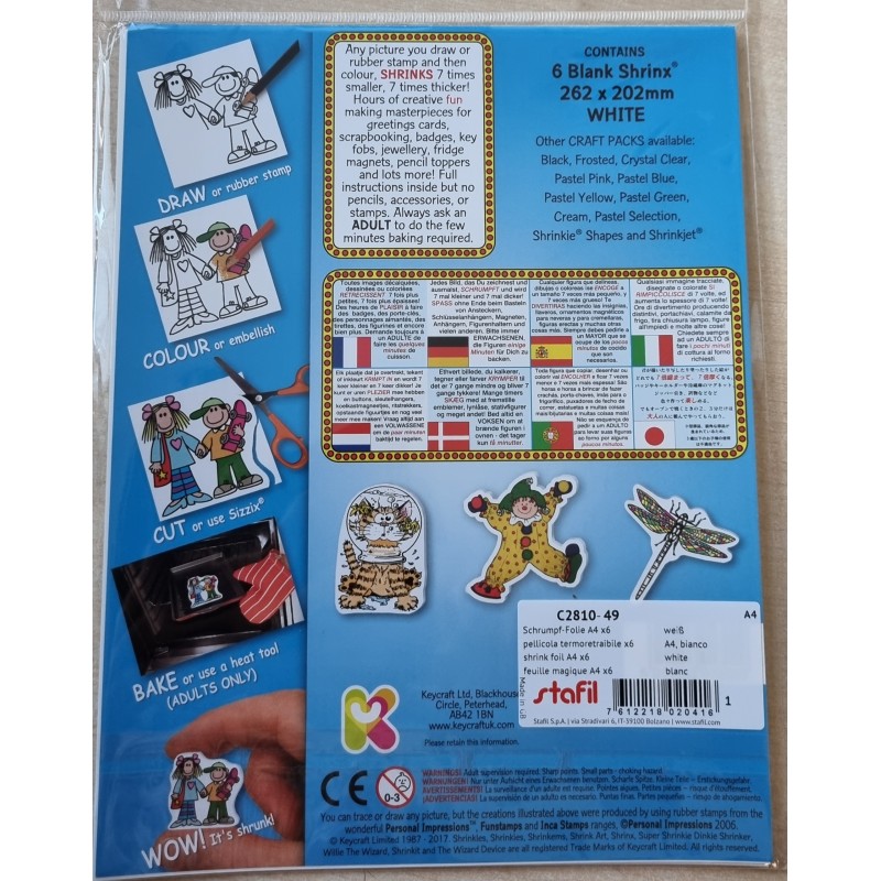 Schrumpffolie weiss
