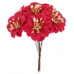 Deko Blüte rot
