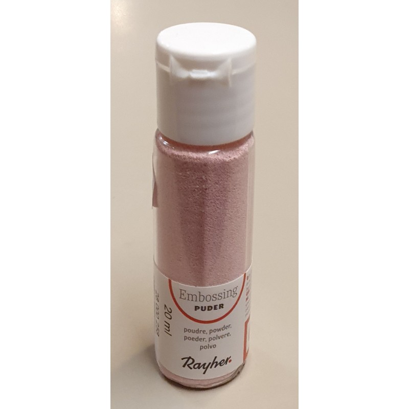 Embossing Pulver Rosa