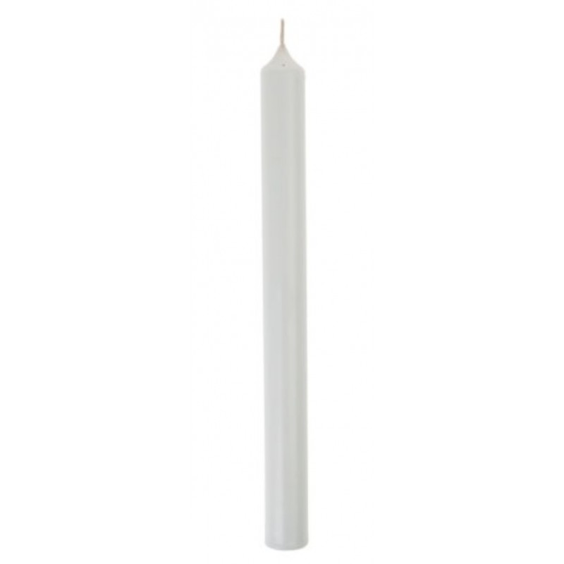Stabkerze weiss