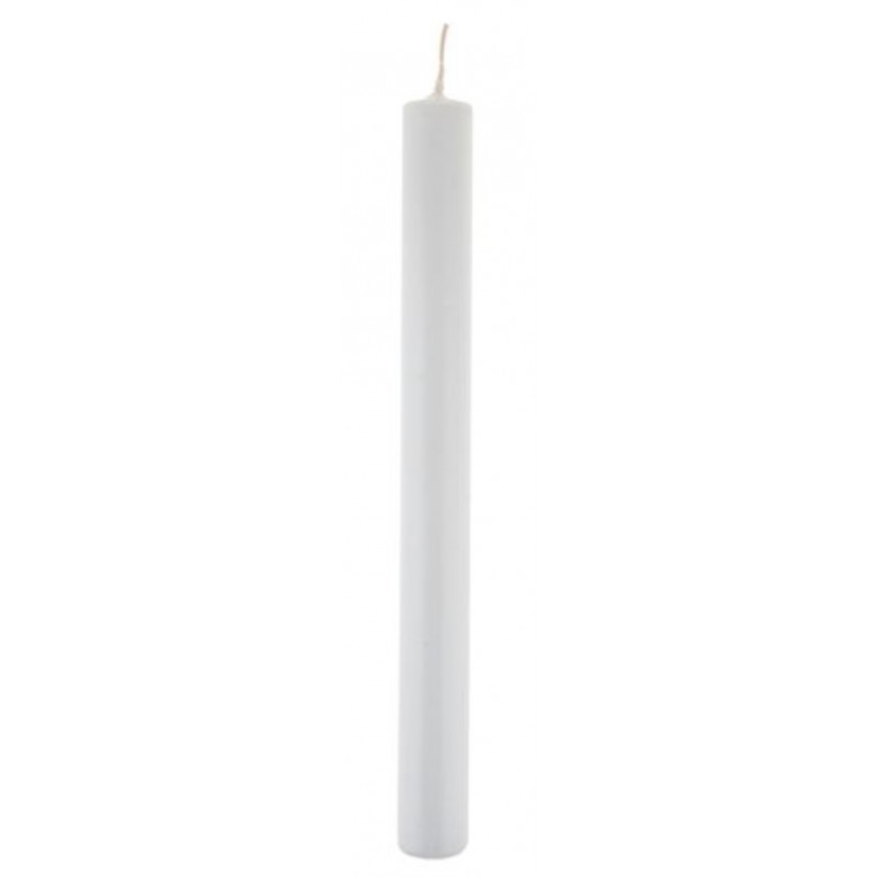 Stabkerze weiss
