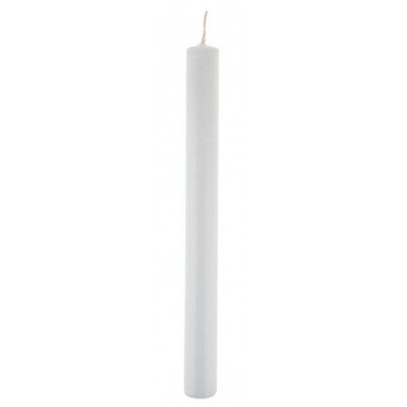 Stabkerze weiss