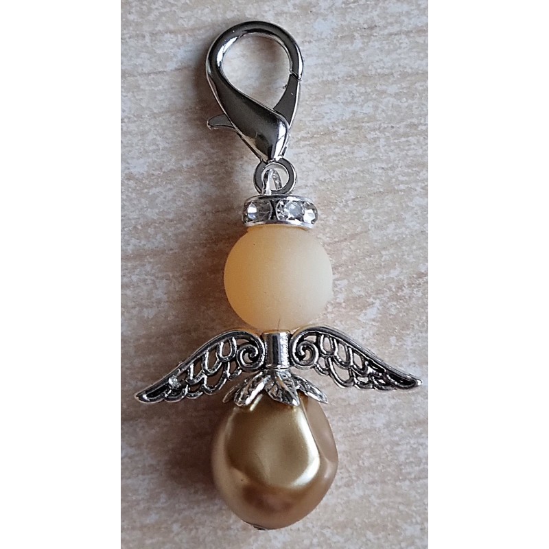 Perlen Engel gold
