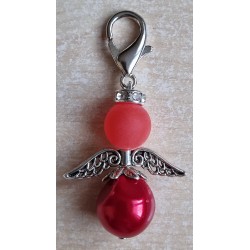 Perlen Engel rot