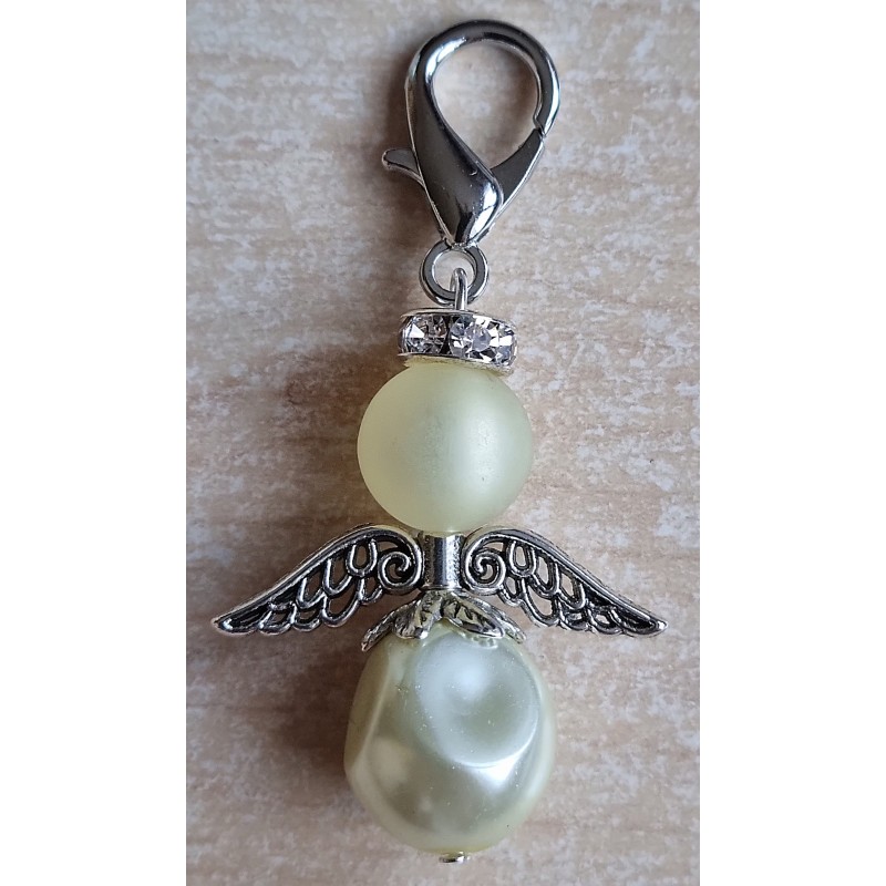 Perlen Engel creme