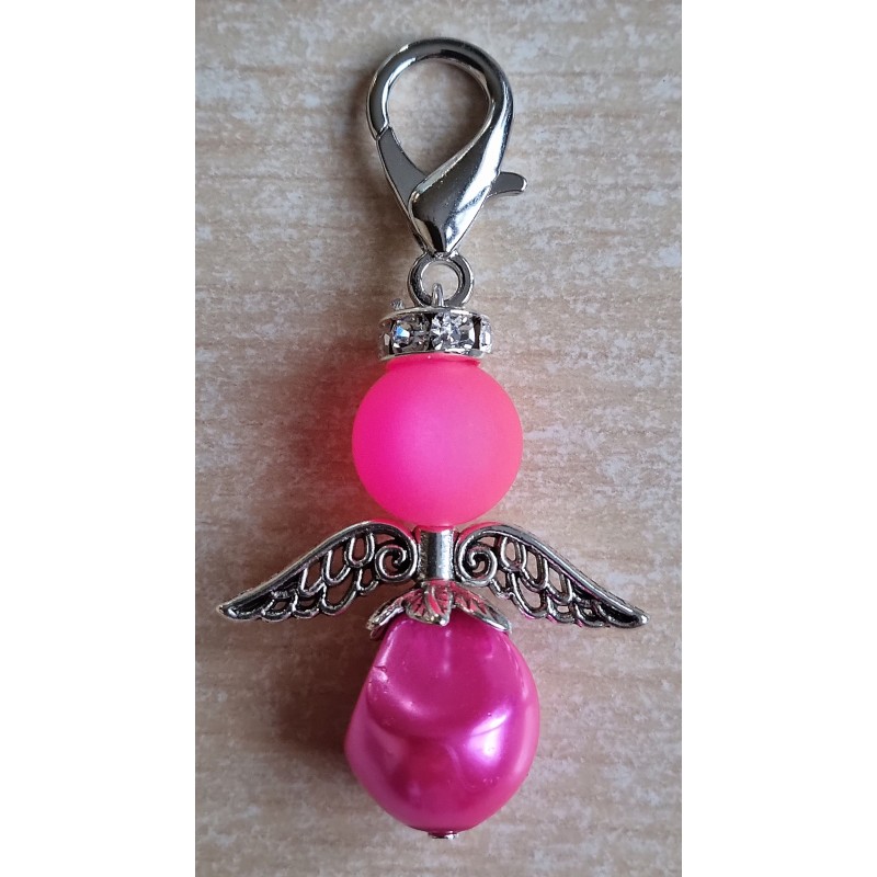 Perlen Engel pink