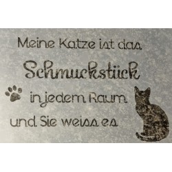 Schablone Katze/Schmuckstück
