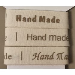 Dekoband Handmade creme/mauve