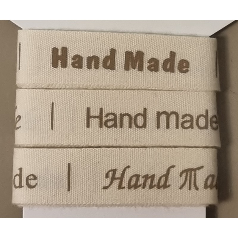 Dekoband Handmade creme/mauve