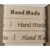 Dekoband Handmade creme/mauve