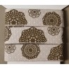 Dekoband Paisley-Muster  creme/braun