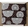 Dekoband Paisley-Muster  braun/weiss