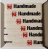 Dekoband  Handmade/Happyness  creme/rot/schwarz
