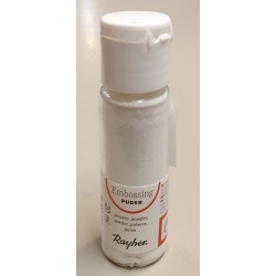 Embossing Pulver Weiss
