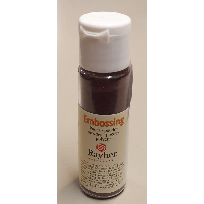 Embossing Pulver Bordeaux