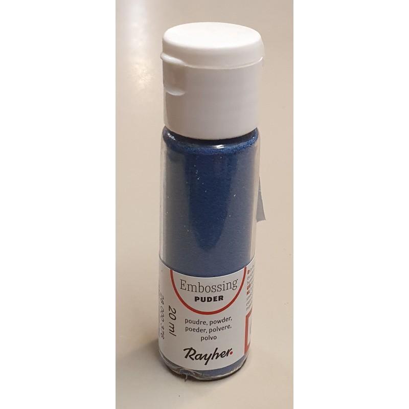 Embossing Pulver Blau