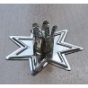 Kerzenhalter Stern silber