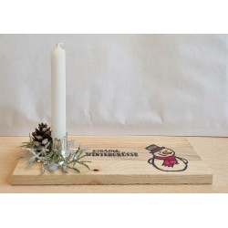 Advent to go Schneemann pink