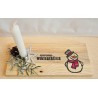 Advent to go Schneemann pink