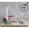 Advent to go Schneemann pink
