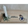Advent to go Schneemann blau