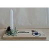 Advent to go Schneemann blau